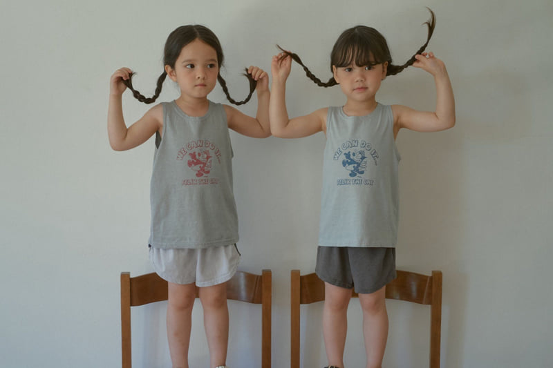 Mini Bongbong - Korean Children Fashion - #childrensboutique - Retro Sleeveless Top
