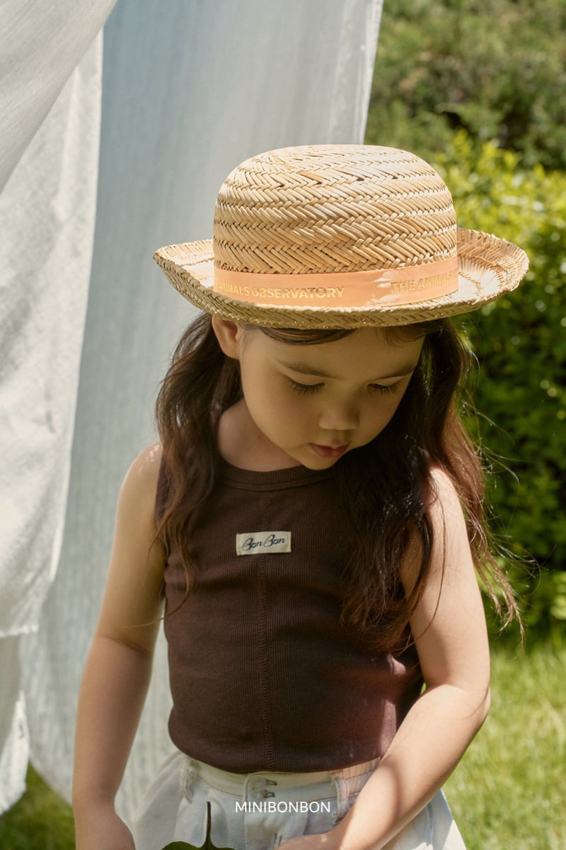 Mini Bongbong - Korean Children Fashion - #designkidswear - DinDin Ribbed Sleeveless Top - 11