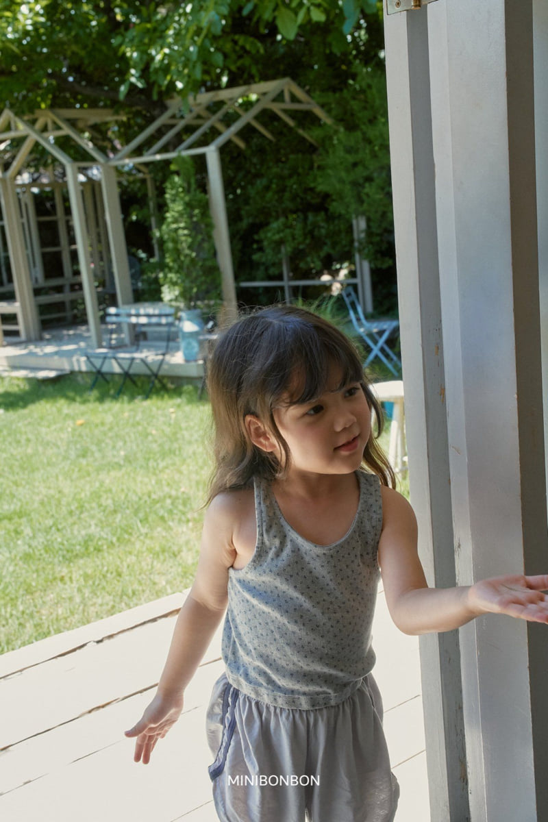 Mini Bongbong - Korean Children Fashion - #designkidswear - Wildflower Sleeveless Top