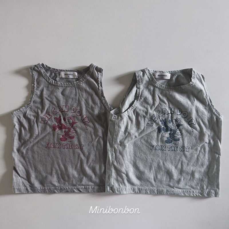 Mini Bongbong - Korean Children Fashion - #discoveringself - Retro Sleeveless Top - 3