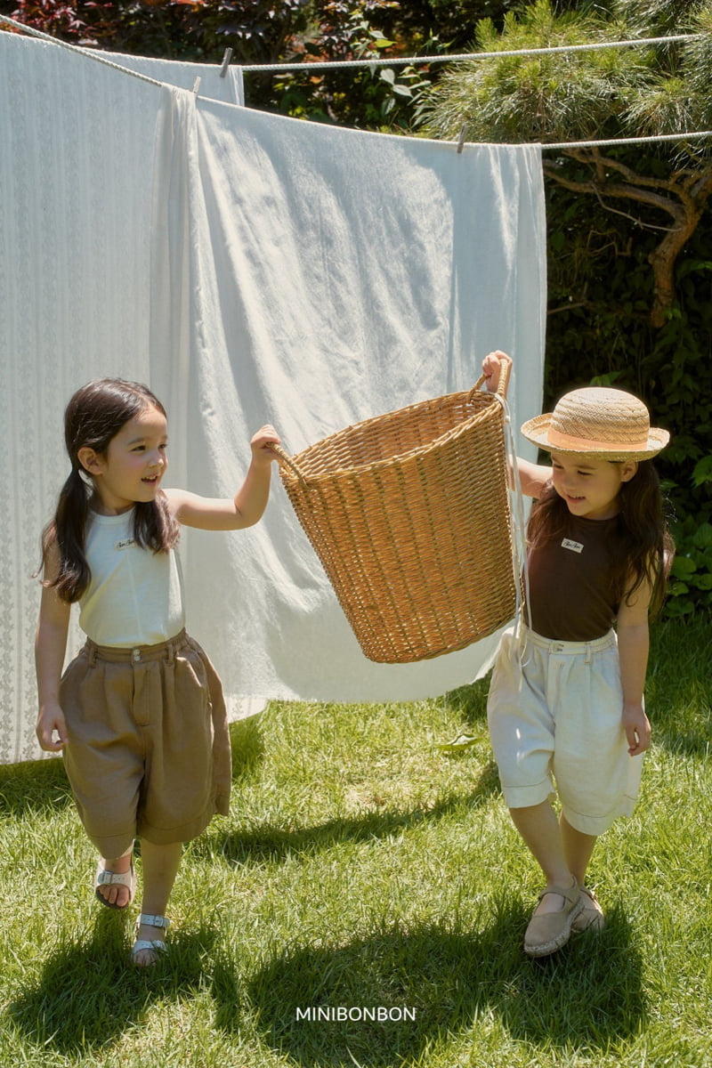 Mini Bongbong - Korean Children Fashion - #fashionkids - Wind Linen Shorts