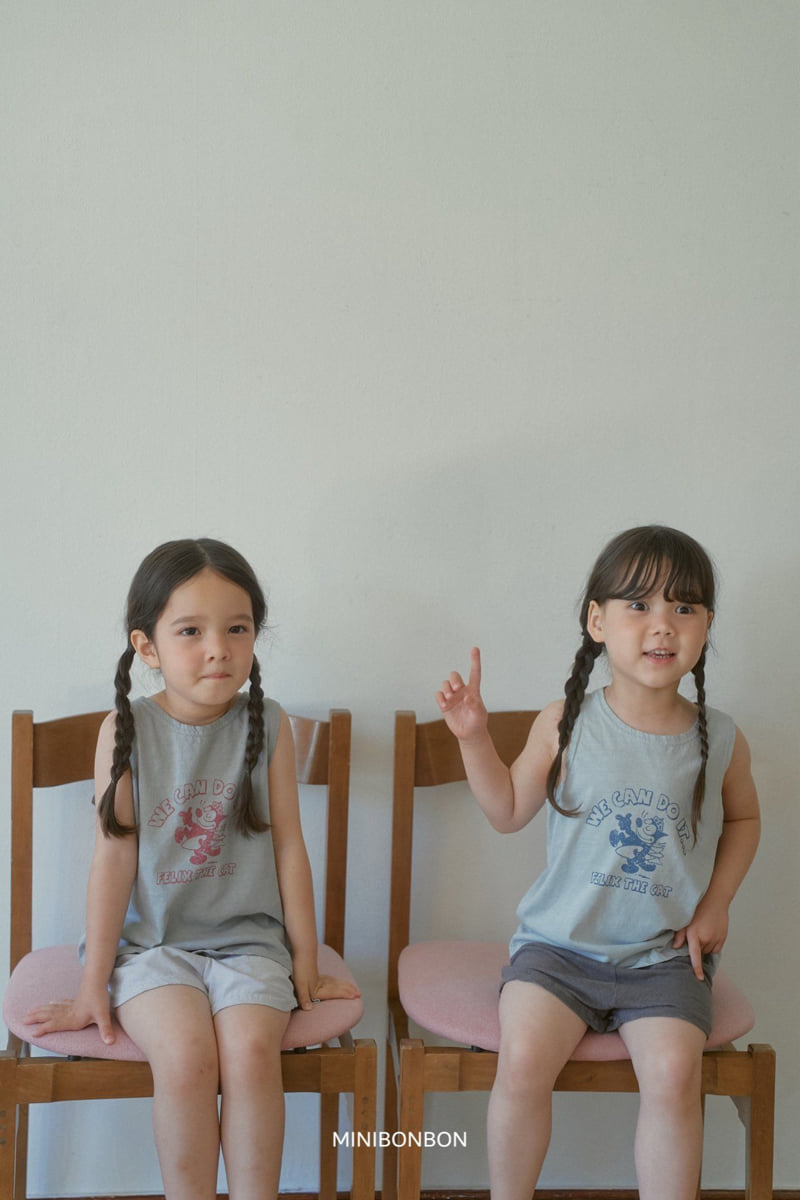 Mini Bongbong - Korean Children Fashion - #discoveringself - Retro Sleeveless Top - 4