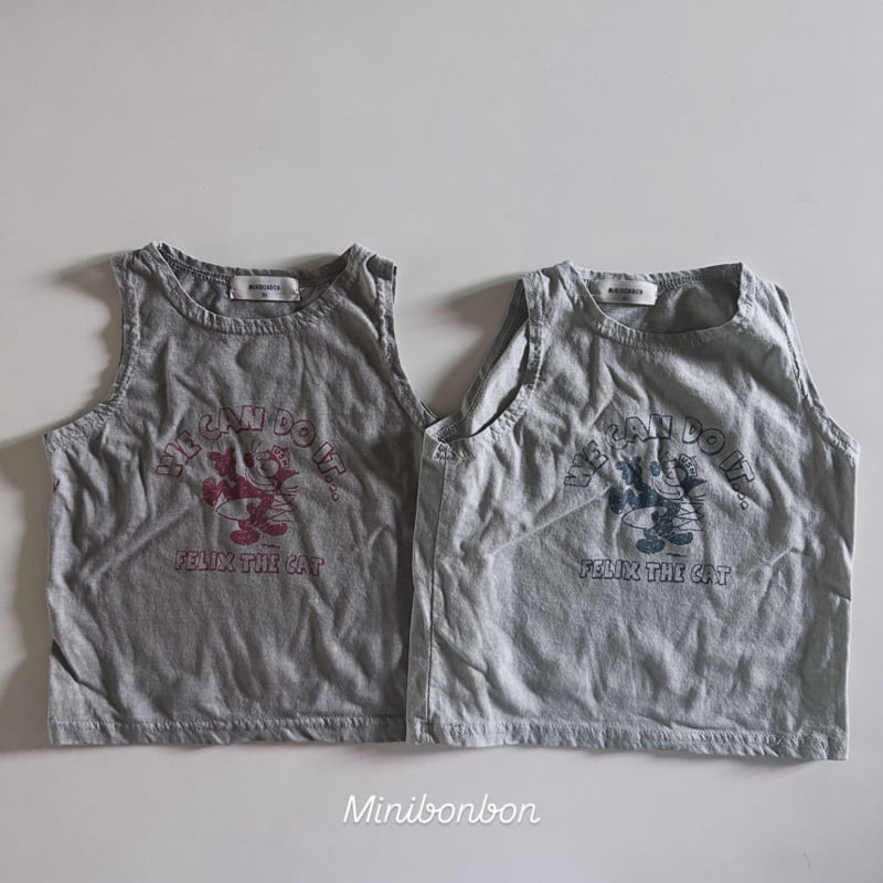 Mini Bongbong - Korean Children Fashion - #kidsshorts - Retro Sleeveless - 3