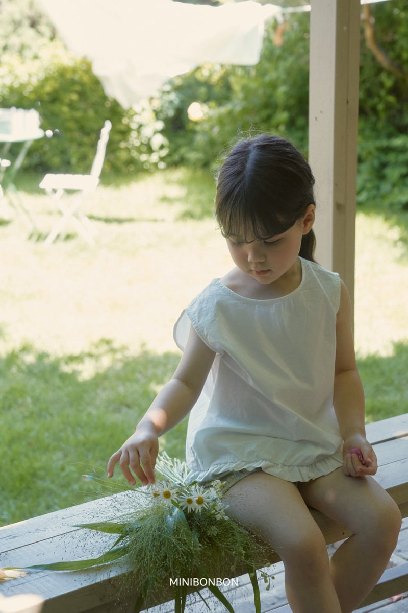 Mini Bongbong - Korean Children Fashion - #fashionkids - Leaf Frill Blouse - 4