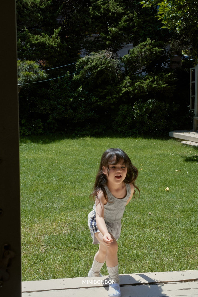 Mini Bongbong - Korean Children Fashion - #fashionkids - Wildflower Sleeveless Top - 4