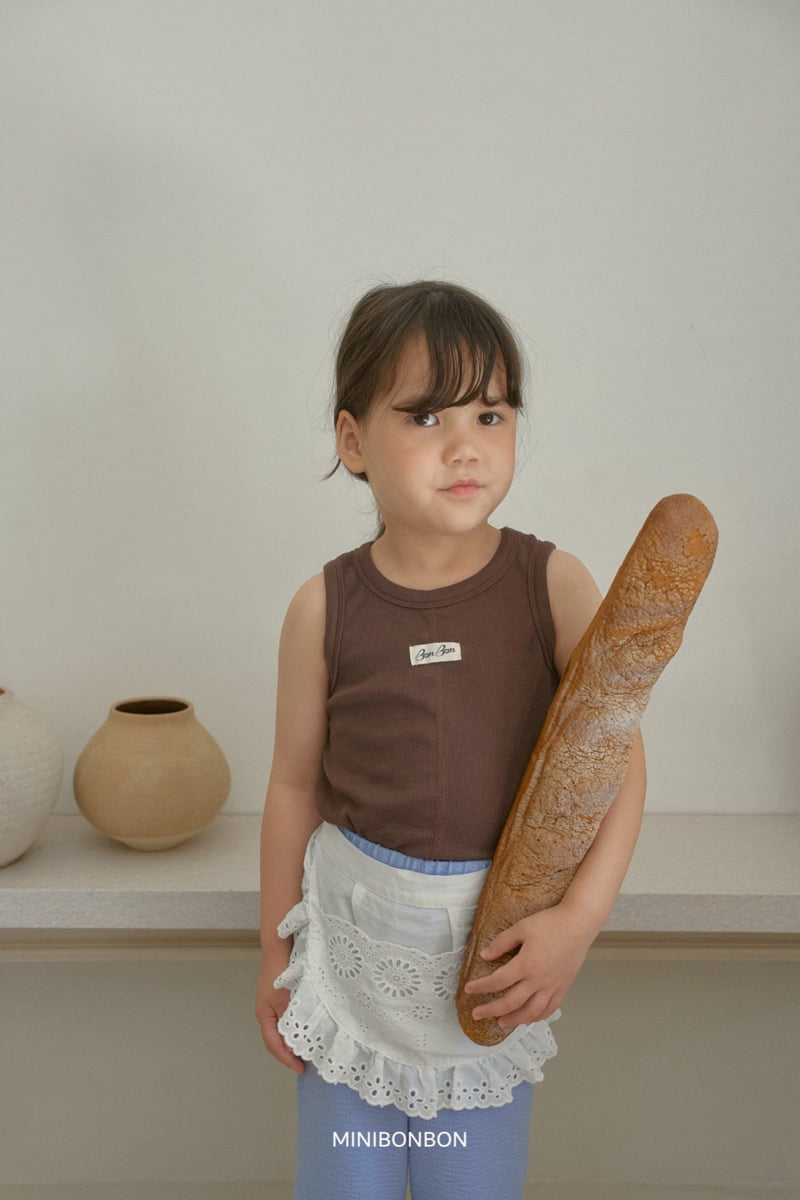 Mini Bongbong - Korean Children Fashion - #kidsshorts - Rounded Apron