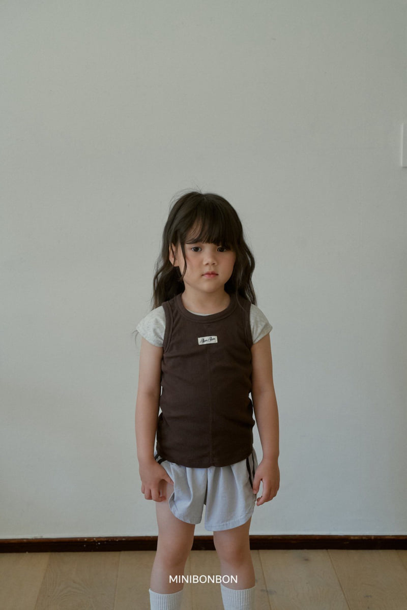 Mini Bongbong - Korean Children Fashion - #kidsshorts - Tape Pants - 12