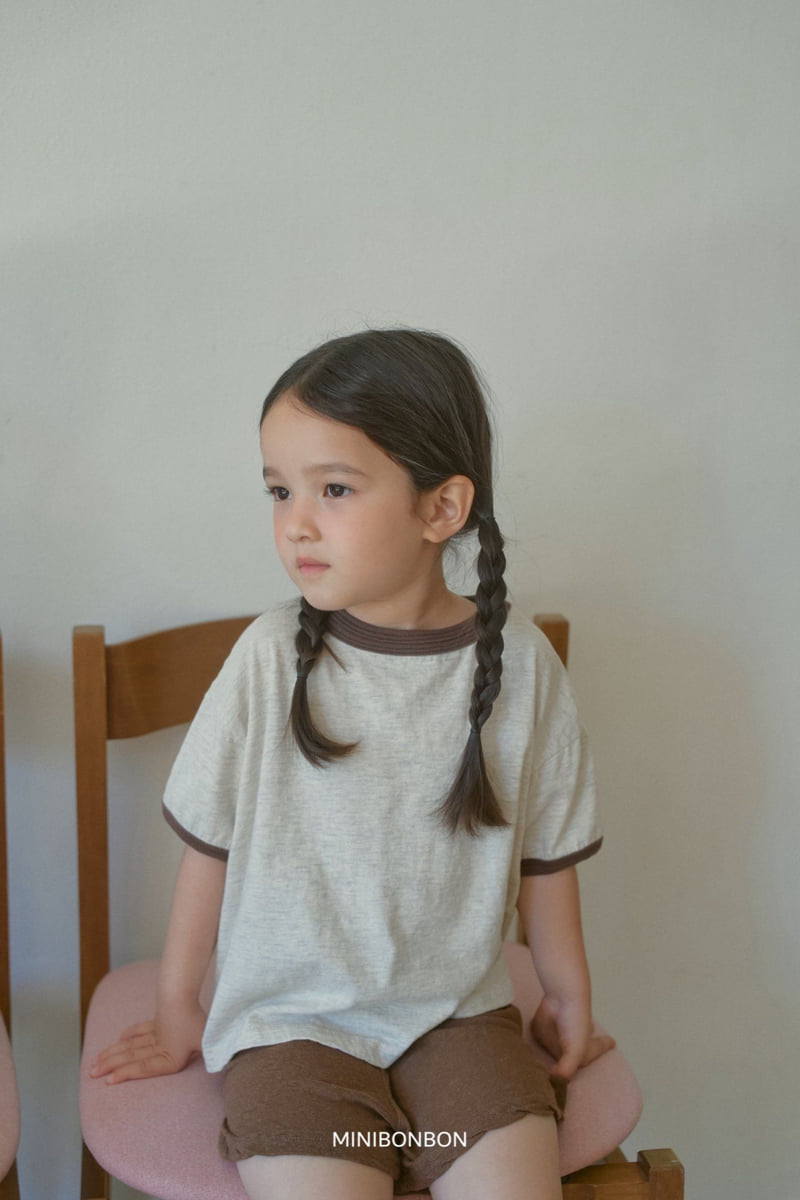 Mini Bongbong - Korean Children Fashion - #kidsstore - Ringer Tee - 7