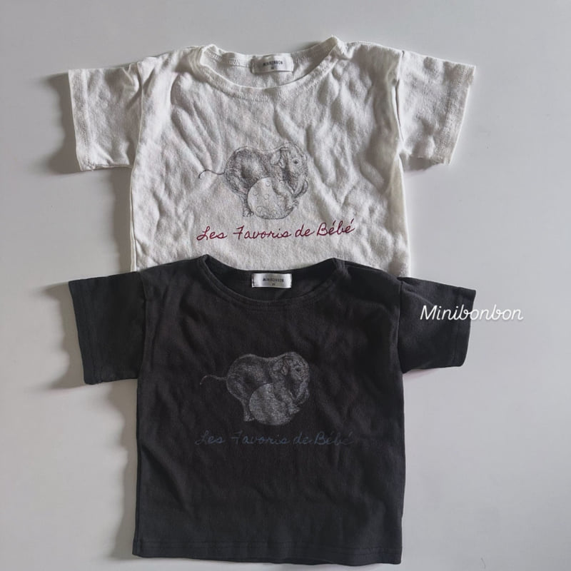 Mini Bongbong - Korean Children Fashion - #kidzfashiontrend - Baby Elephant Tee - 3