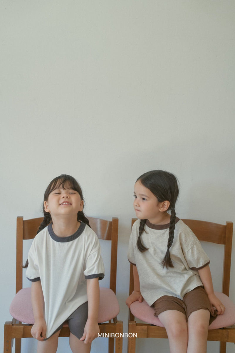 Mini Bongbong - Korean Children Fashion - #kidzfashiontrend - Ringer Tee - 8