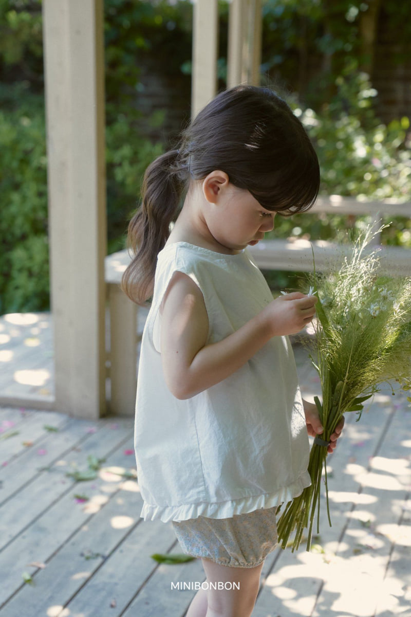 Mini Bongbong - Korean Children Fashion - #littlefashionista - Leaf Frill Blouse - 8