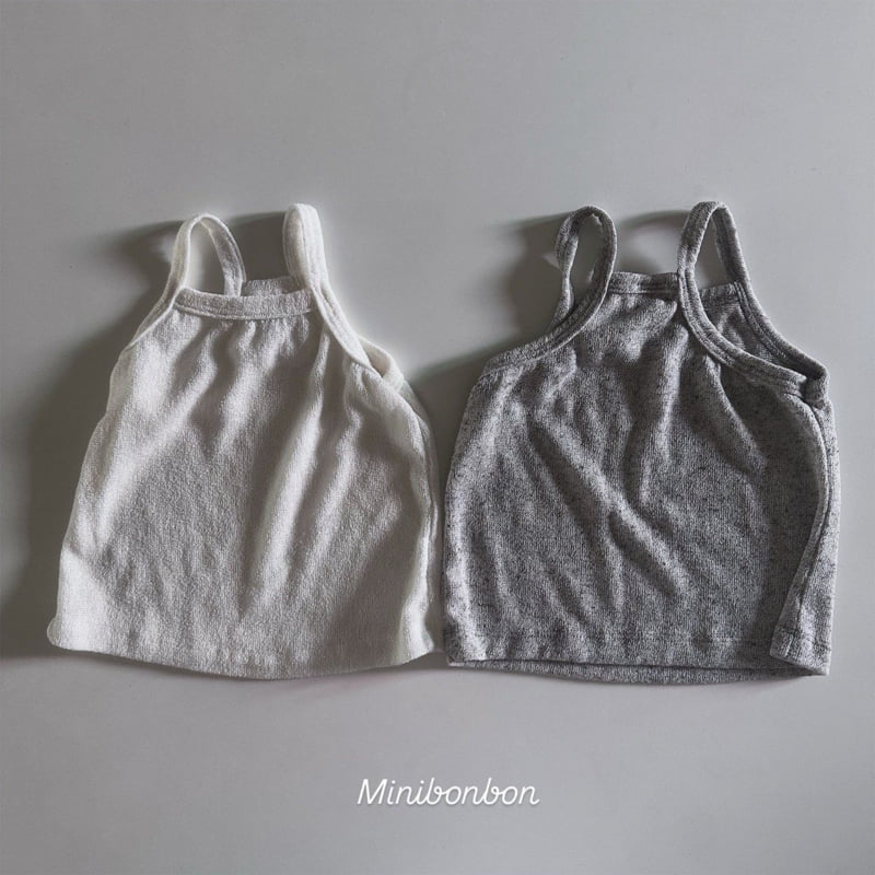 Mini Bongbong - Korean Children Fashion - #littlefashionista - Musk Sleeveless Top - 3