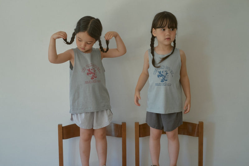 Mini Bongbong - Korean Children Fashion - #littlefashionista - Retro Sleeveless Top - 9