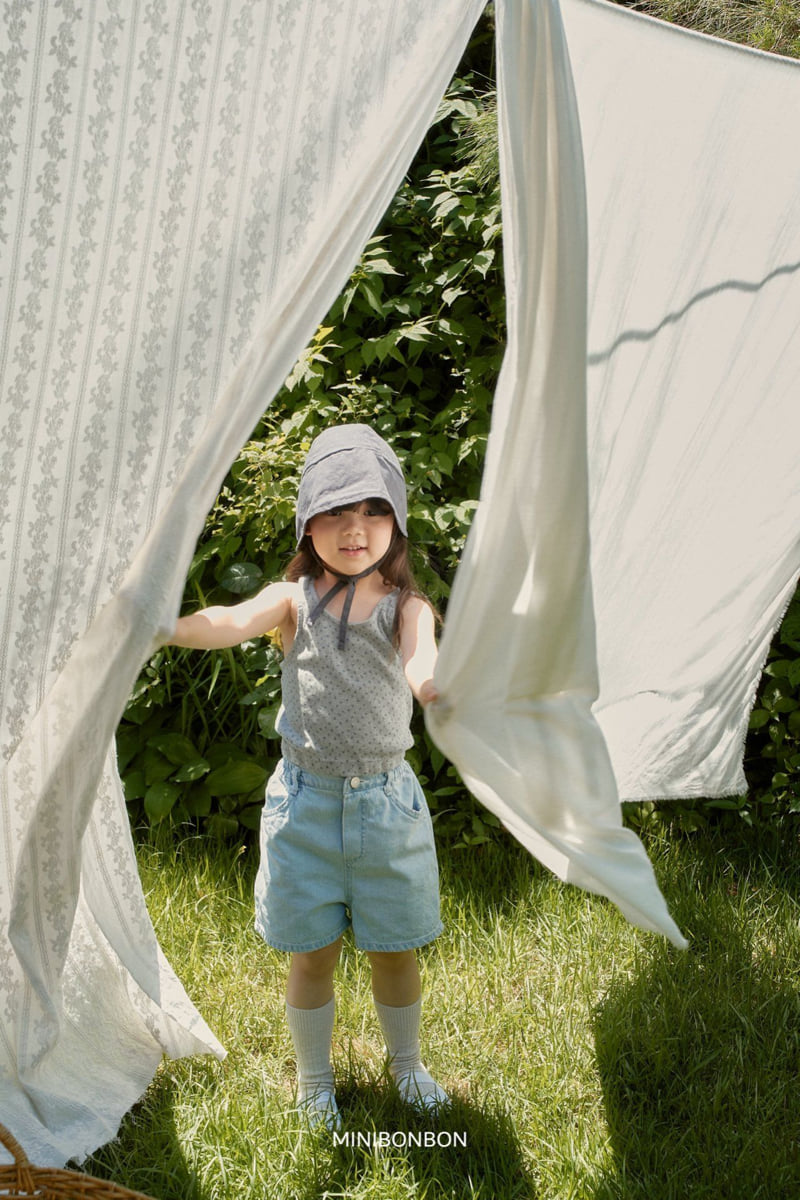 Mini Bongbong - Korean Children Fashion - #littlefashionista - Wildflower Sleeveless Top - 8