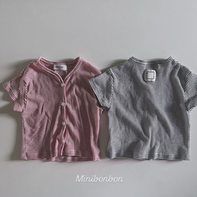Mini Bongbong - Korean Children Fashion - #magicofchildhood - Short Sleeve Cardigan - 3