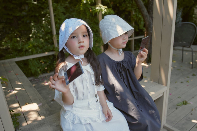 Mini Bongbong - Korean Children Fashion - #minifashionista - Rounded Apron - 7