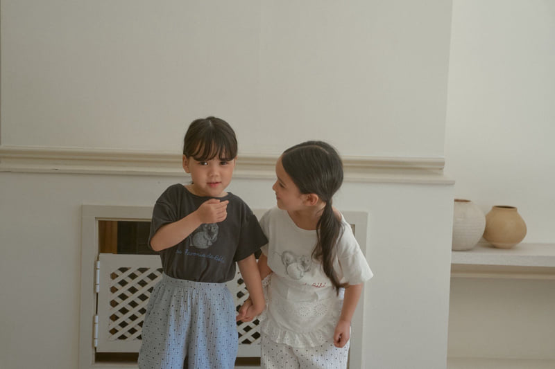 Mini Bongbong - Korean Children Fashion - #todddlerfashion - Rounded Apron - 9