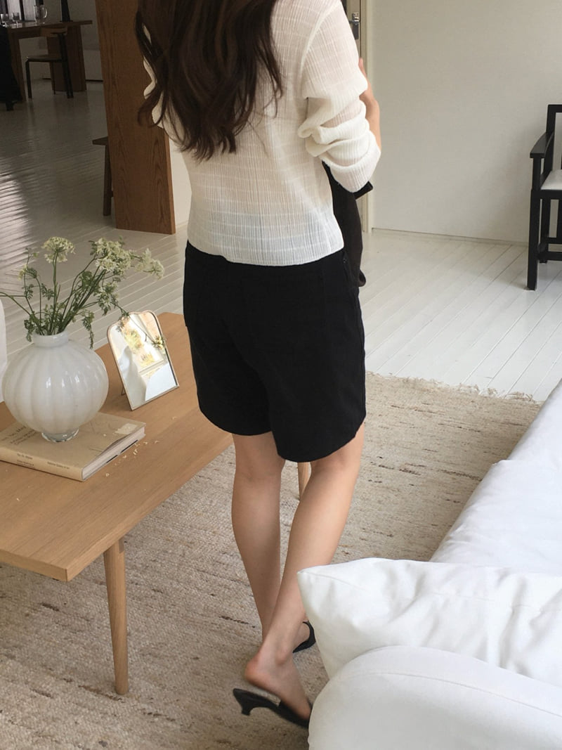 Moani - Korean Women Fashion - #momslook - Essential Short Denim Pants - 9