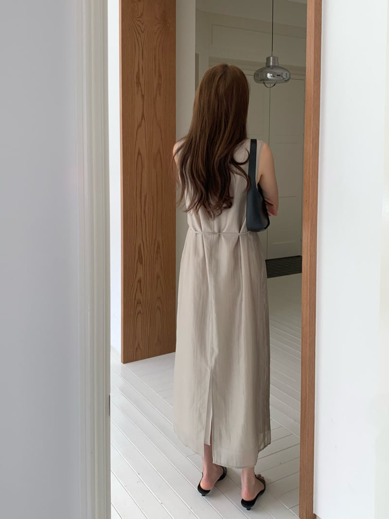 Moani - Korean Women Fashion - #momslook - Layered Sheer Robe One-piece - 7
