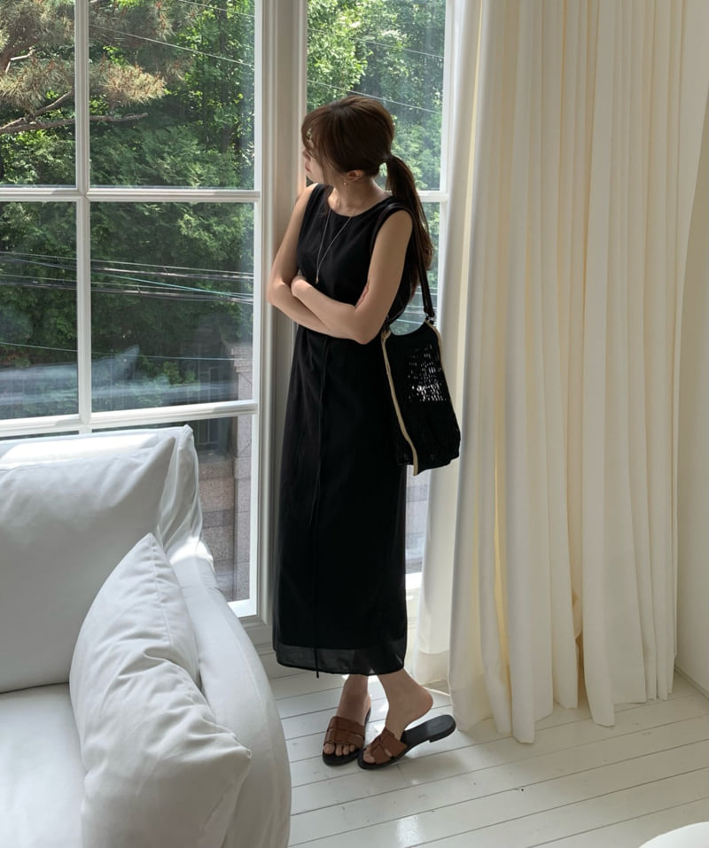 Moani - Korean Women Fashion - #momslook - Layered Sheer Robe One-piece - 8