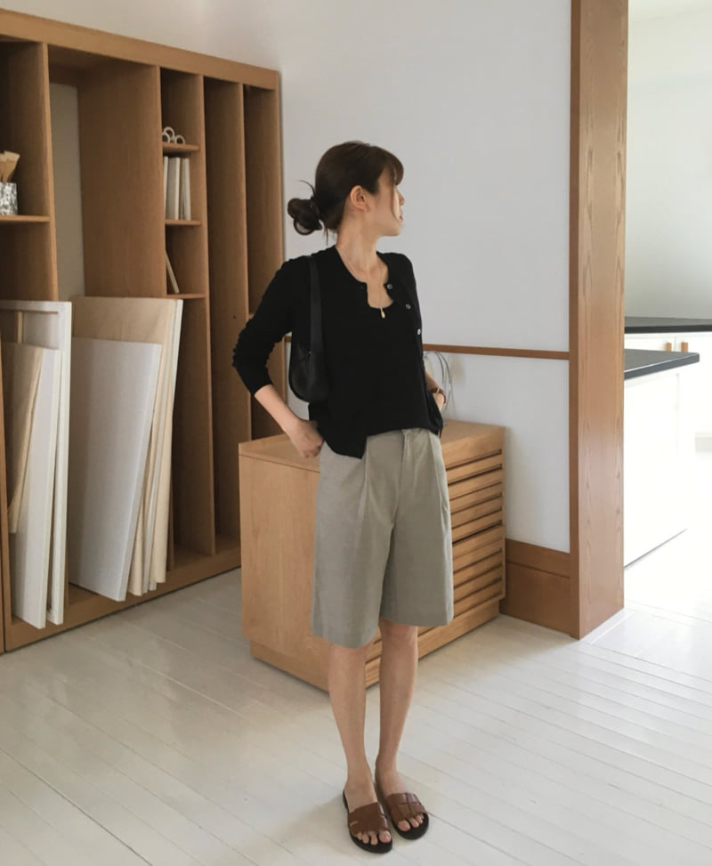 Moani - Korean Women Fashion - #momslook - Summer Wool Bermuda Pants - 3