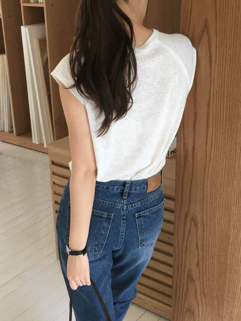 Moani - Korean Women Fashion - #thelittlethings - Linen Cap Sleeve Top - 4