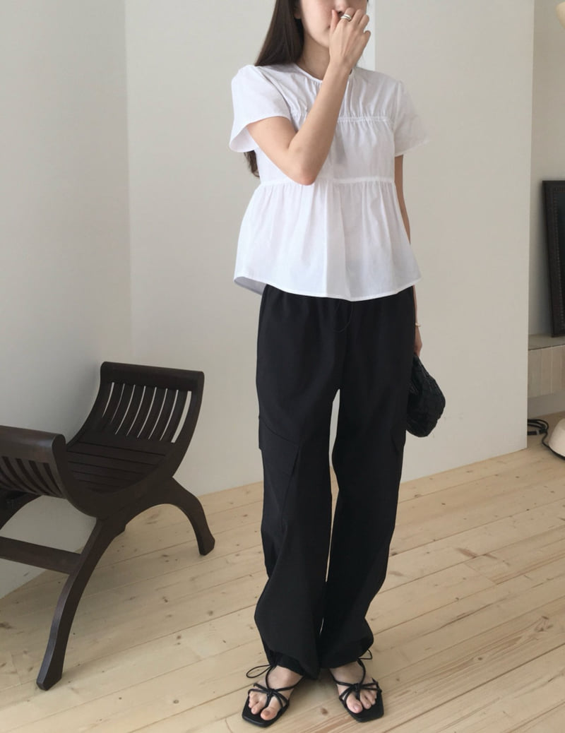 Moani - Korean Women Fashion - #pursuepretty - Linen Cargo String Pants - 11
