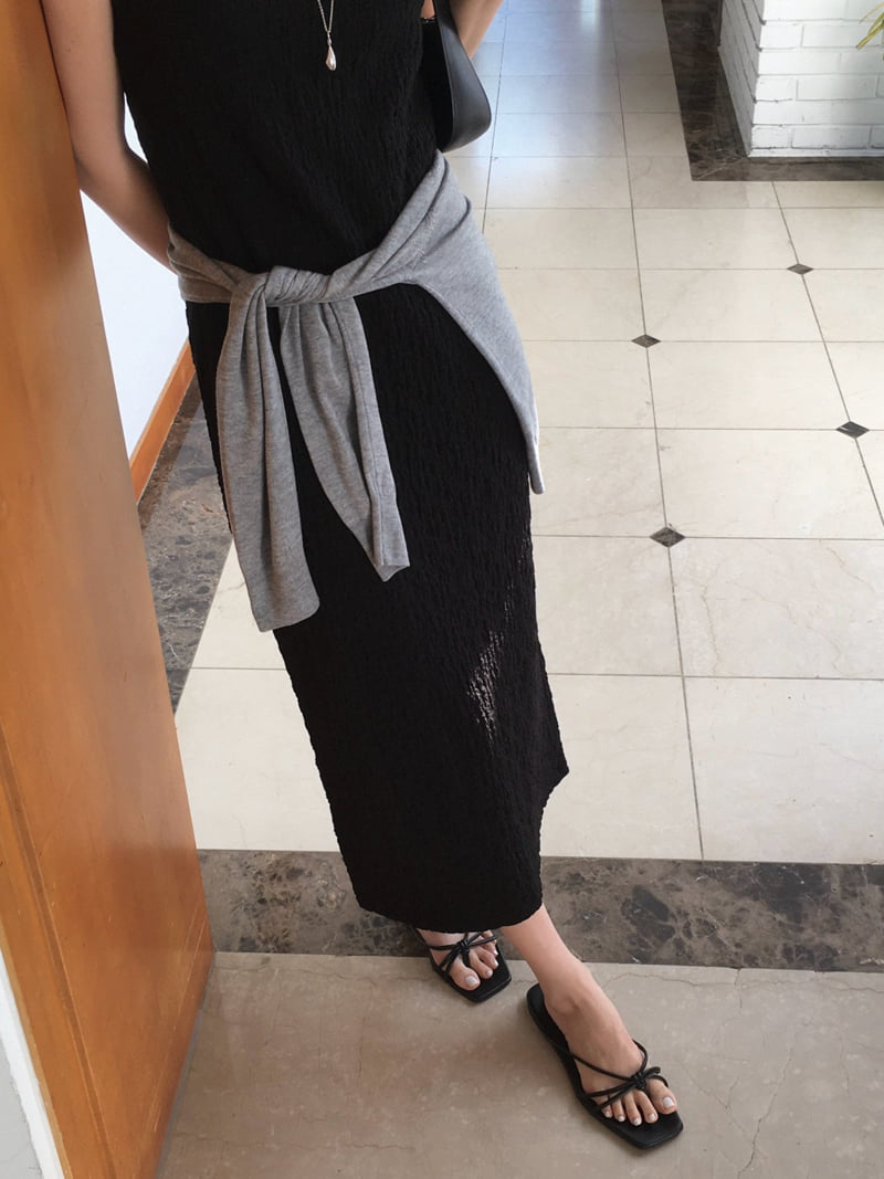 Moani - Korean Women Fashion - #pursuepretty - Summer Wrinkle Long One-piece - 8