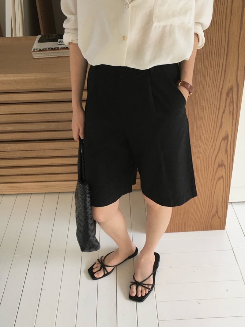 Moani - Korean Women Fashion - #pursuepretty - Summer Wool Bermuda Pants - 7