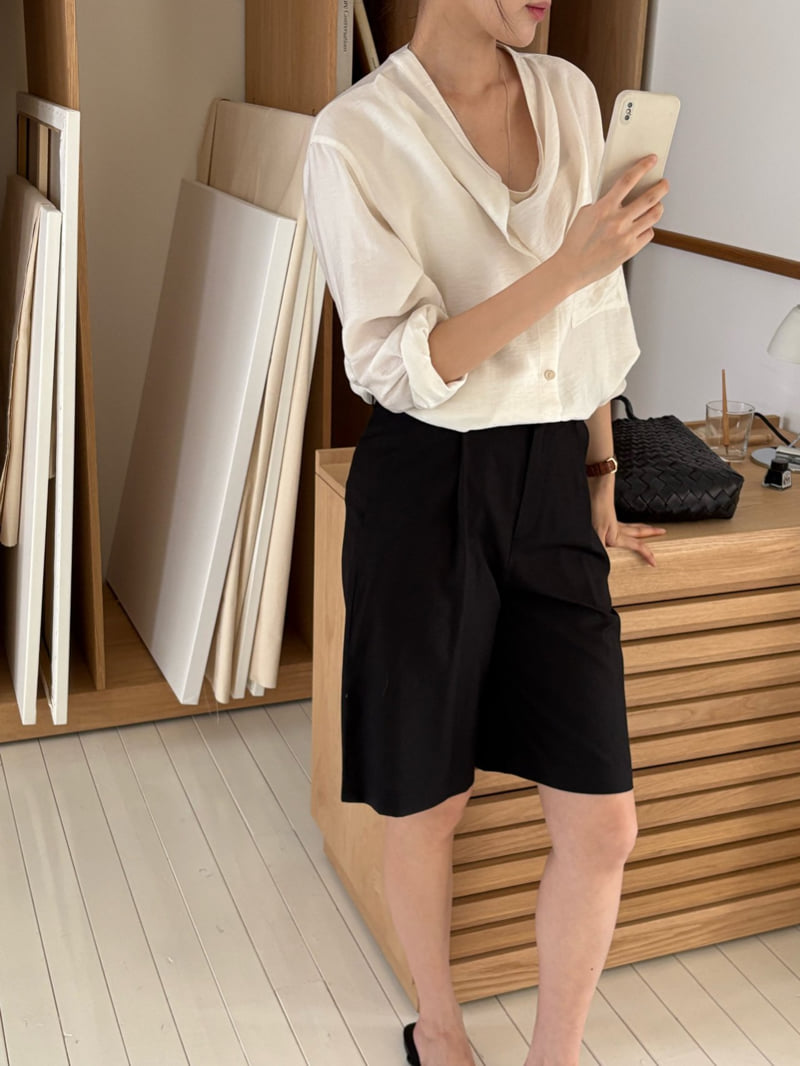Moani - Korean Women Fashion - #restrostyle - Summer Wool Bermuda Pants - 8