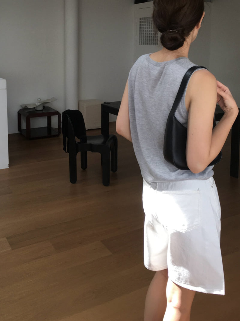 Moani - Korean Women Fashion - #romanticstyle - Summer Silk Wool Sleeveless Top - 8