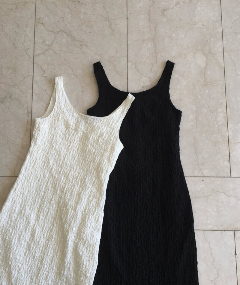 Moani - Korean Women Fashion - #shopsmall - Summer Wrinkle Long One-piece - 11