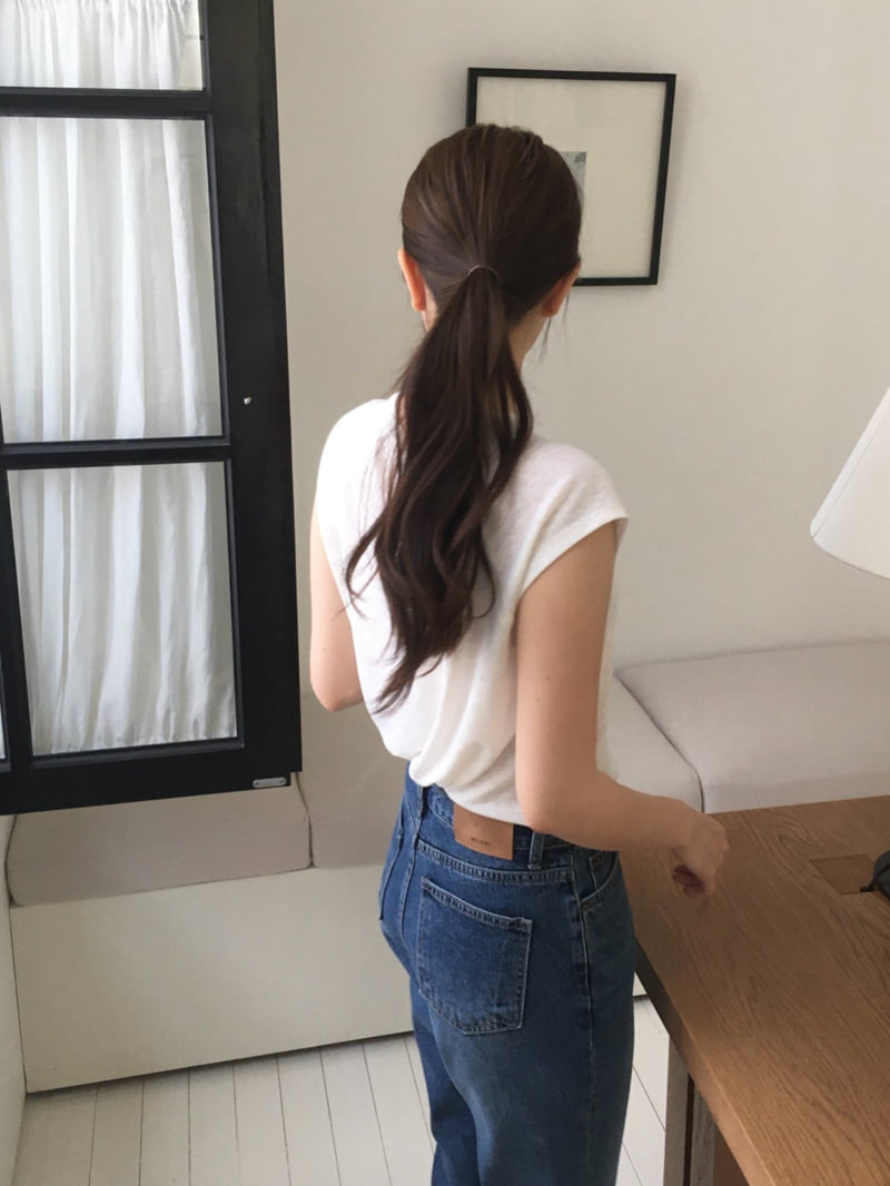 Moani - Korean Women Fashion - #thelittlethings - Linen Cap Sleeve Top - 3