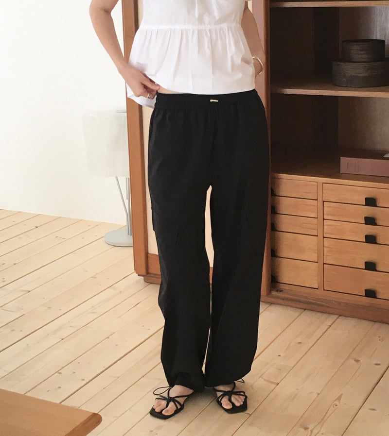Moani - Korean Women Fashion - #vintageinspired - Linen Cargo String Pants - 9