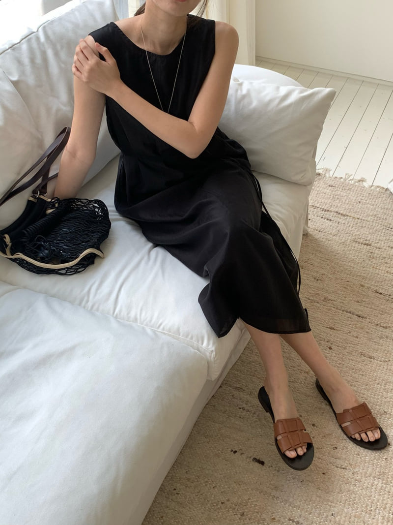 Moani - Korean Women Fashion - #vintagekidsstyle - Layered Sheer Robe One-piece - 11