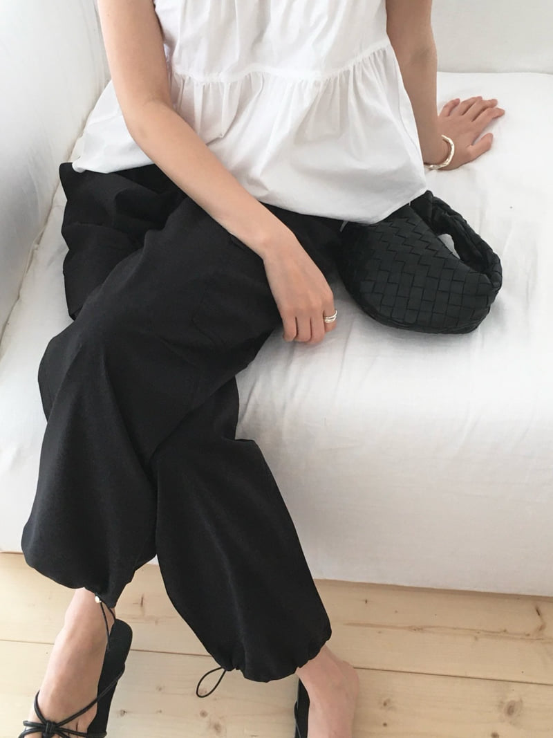 Moani - Korean Women Fashion - #vintagekidsstyle - Linen Cargo String Pants - 10