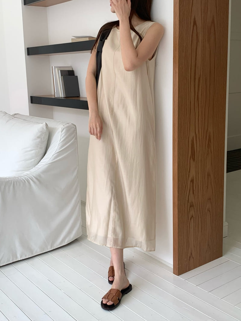 Moani - Korean Women Fashion - #womensfashion - Layered Sheer Robe One-piece - 5