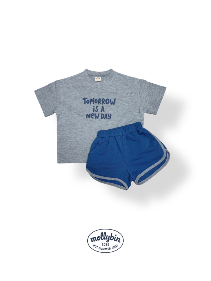 Mollybin - Korean Children Fashion - #discoveringself - Spot Short Sleeve Set - 3