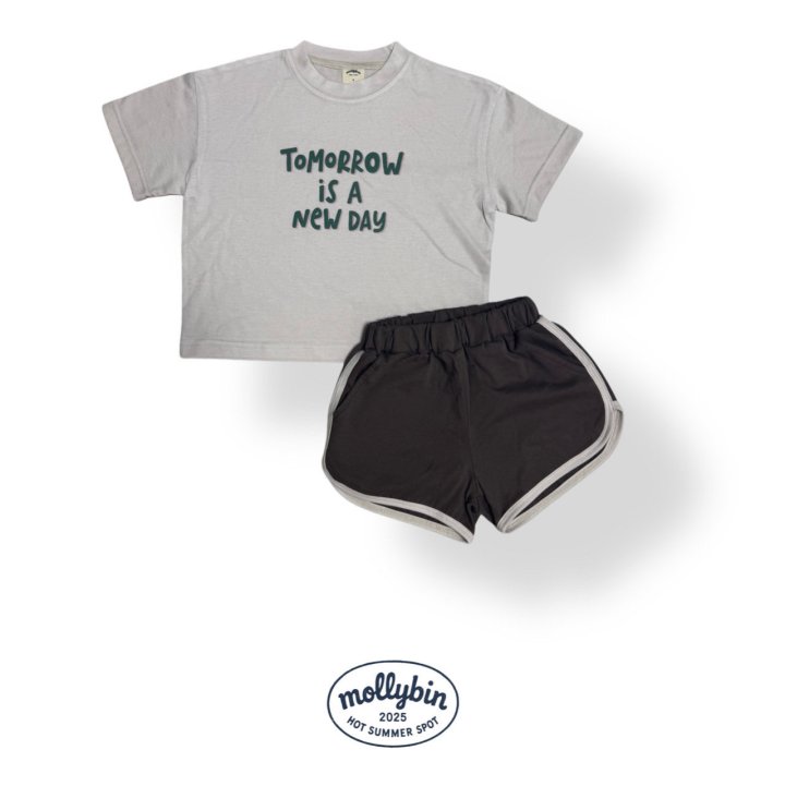 Mollybin - Korean Children Fashion - #kidsstore - Spot Short Sleeve Set - 6