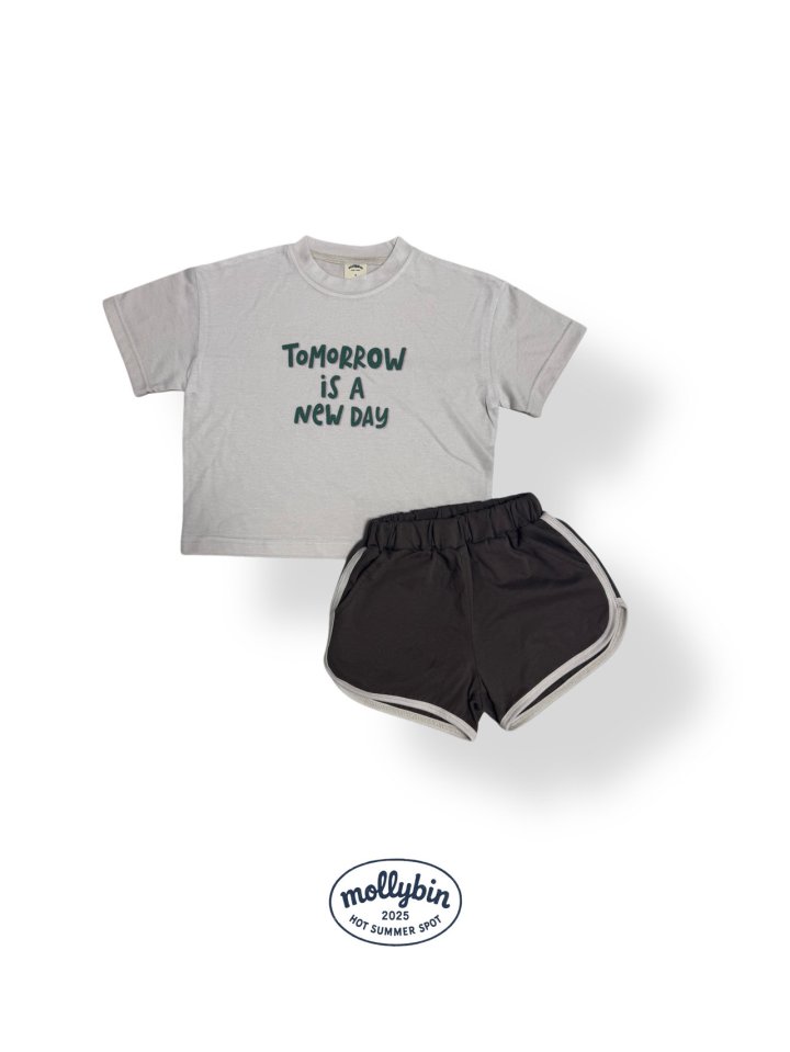 Mollybin - Korean Children Fashion - #kidzfashiontrend - Spot Short Sleeve Set - 7