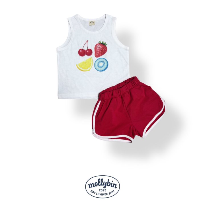 Mollybin - Korean Children Fashion - #littlefashionista - Spot Sleeveless Set - 10