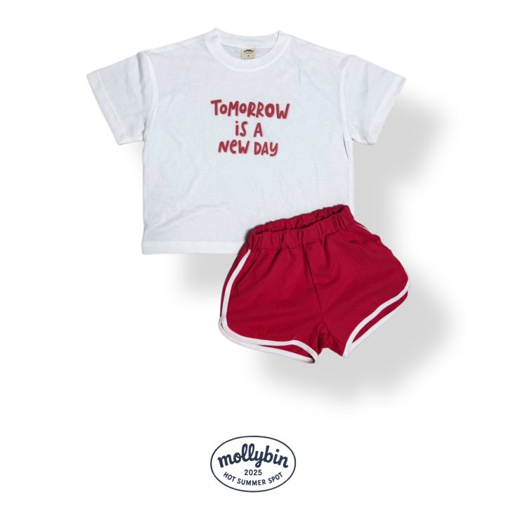 Mollybin - Korean Children Fashion - #magicofchildhood - Spot Short Sleeve Set - 10