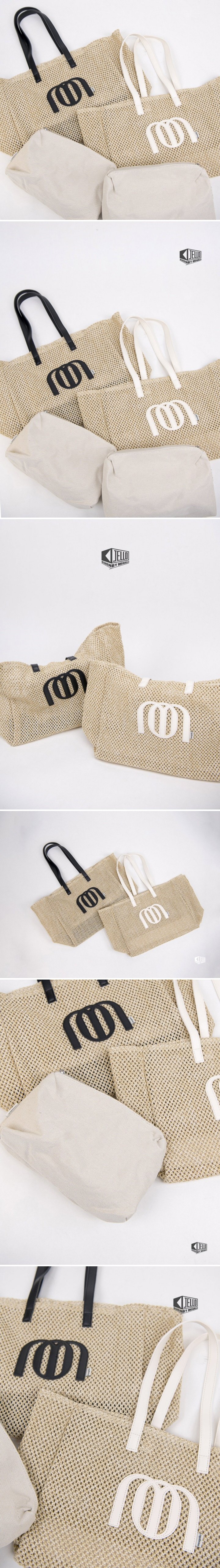 Monjello - Korean Children Fashion - #designkidswear - Rattan Net Beach Bag