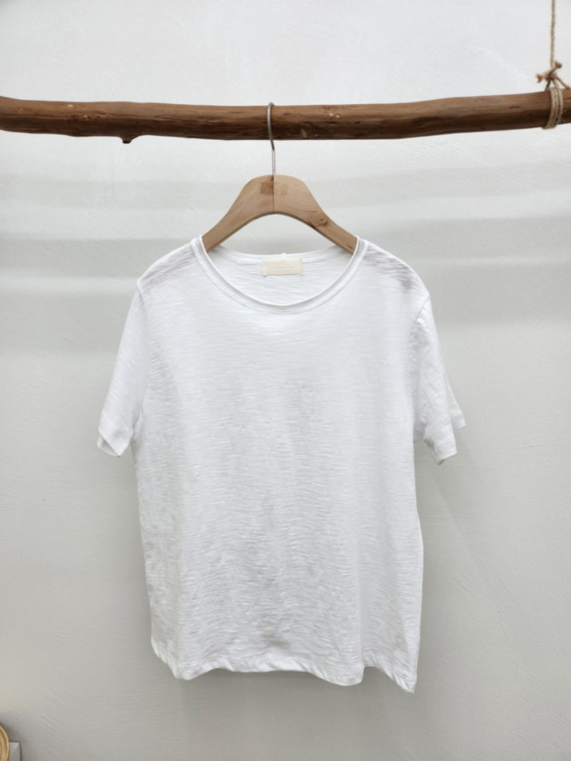 Most - Korean Women Fashion - #momslook - Slub Tee - 2