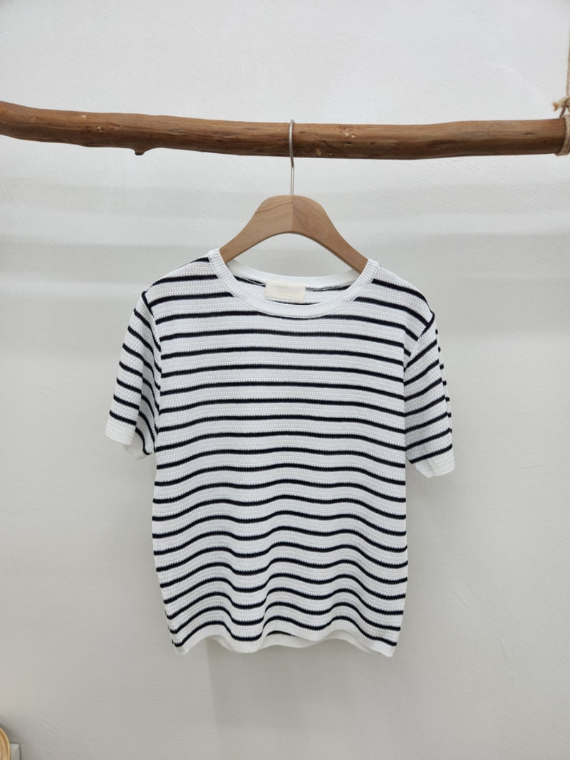 Most - Korean Women Fashion - #momslook - Reed Short Sleeve Knit - 2