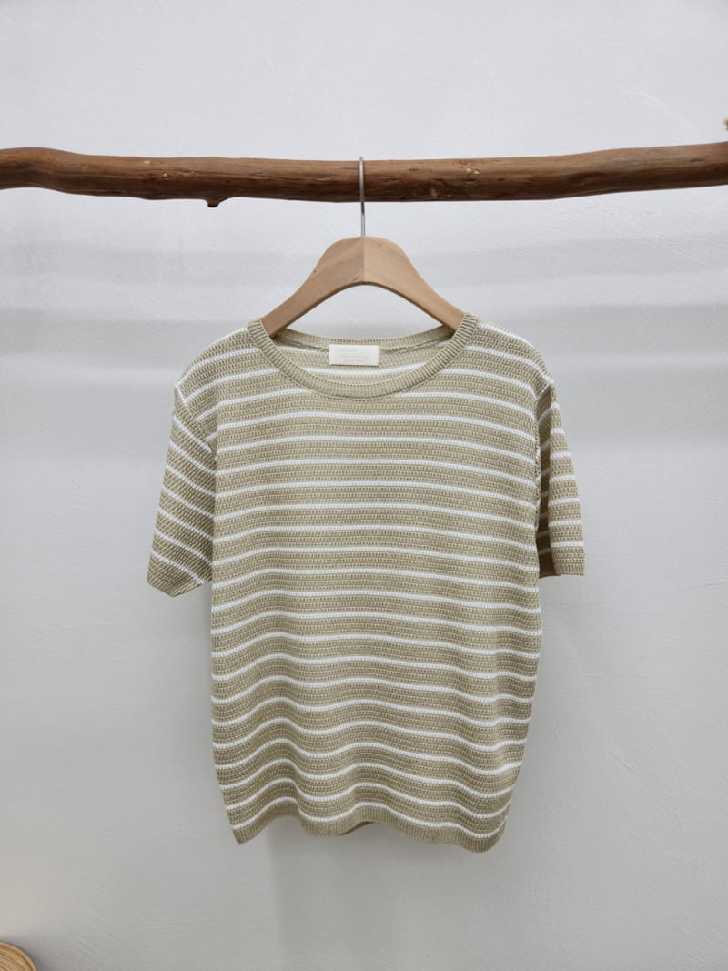 Most - Korean Women Fashion - #momslook - Reed Short Sleeve Knit - 3