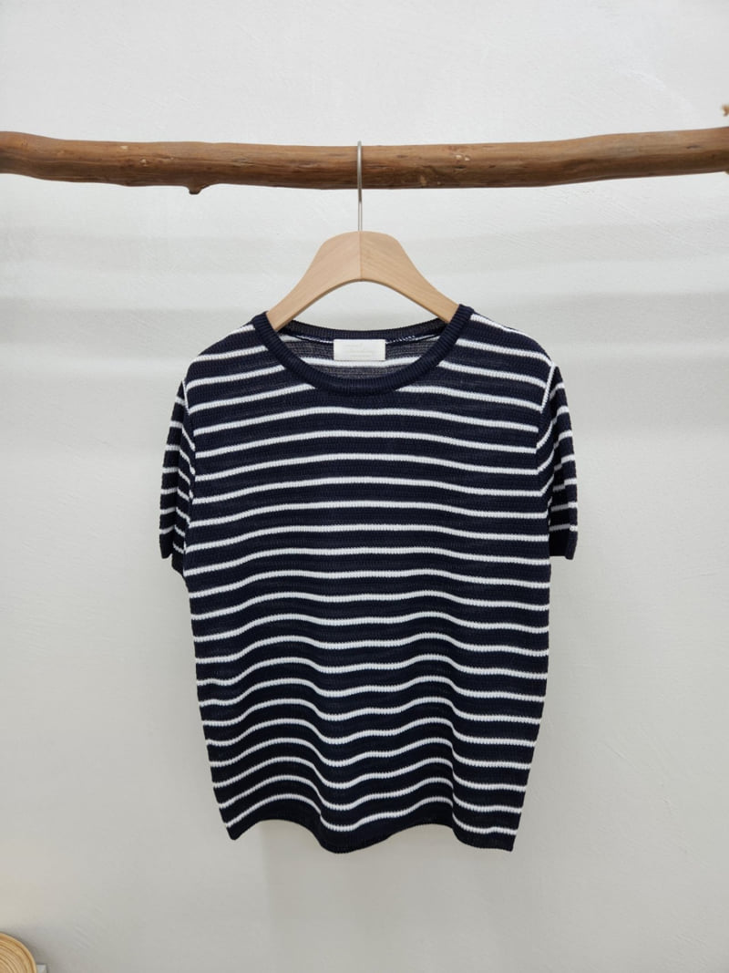 Most - Korean Women Fashion - #momslook - Reed Short Sleeve Knit - 4