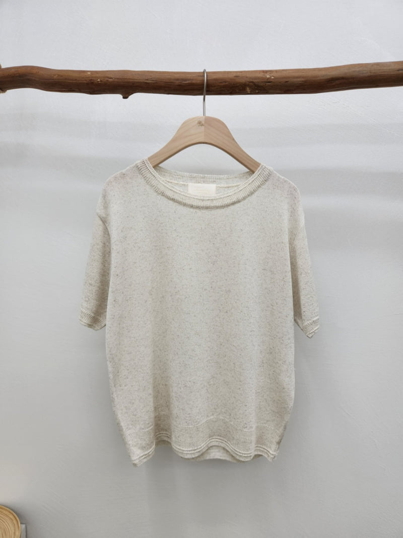 Most - Korean Women Fashion - #momslook - Rough Short Sleeve Knit   - 2
