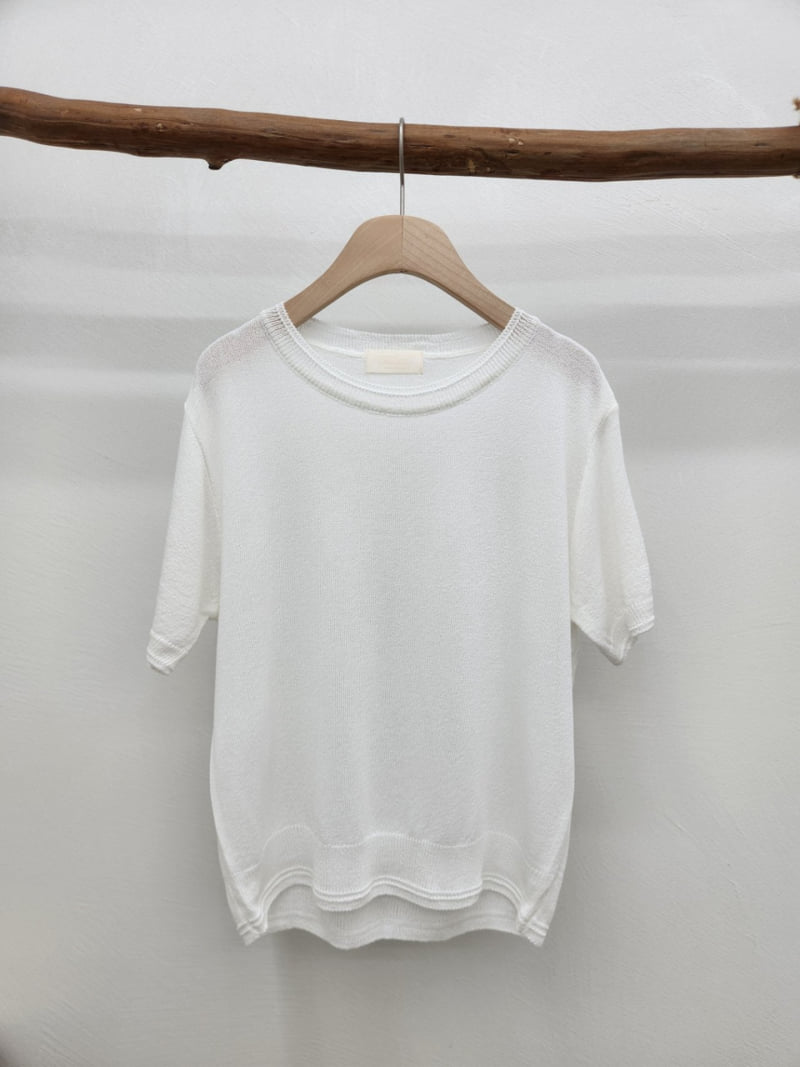 Most - Korean Women Fashion - #momslook - Rough Short Sleeve Knit   - 3