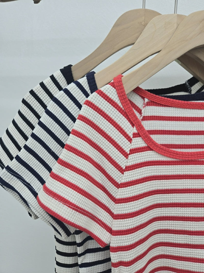 Most - Korean Women Fashion - #womensfashion - Morning Striped Tee - 5
